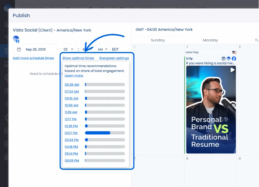  cross-posting on social media: choosing optimal times for posting