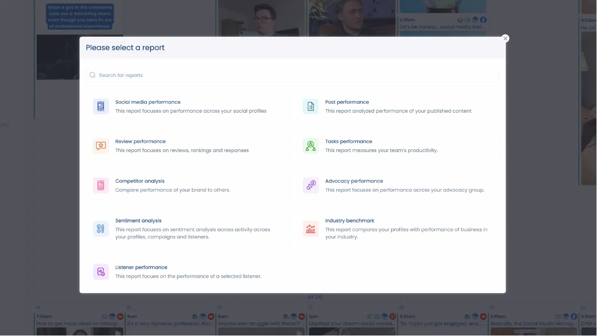  cross-posting on social media: performance analytics
