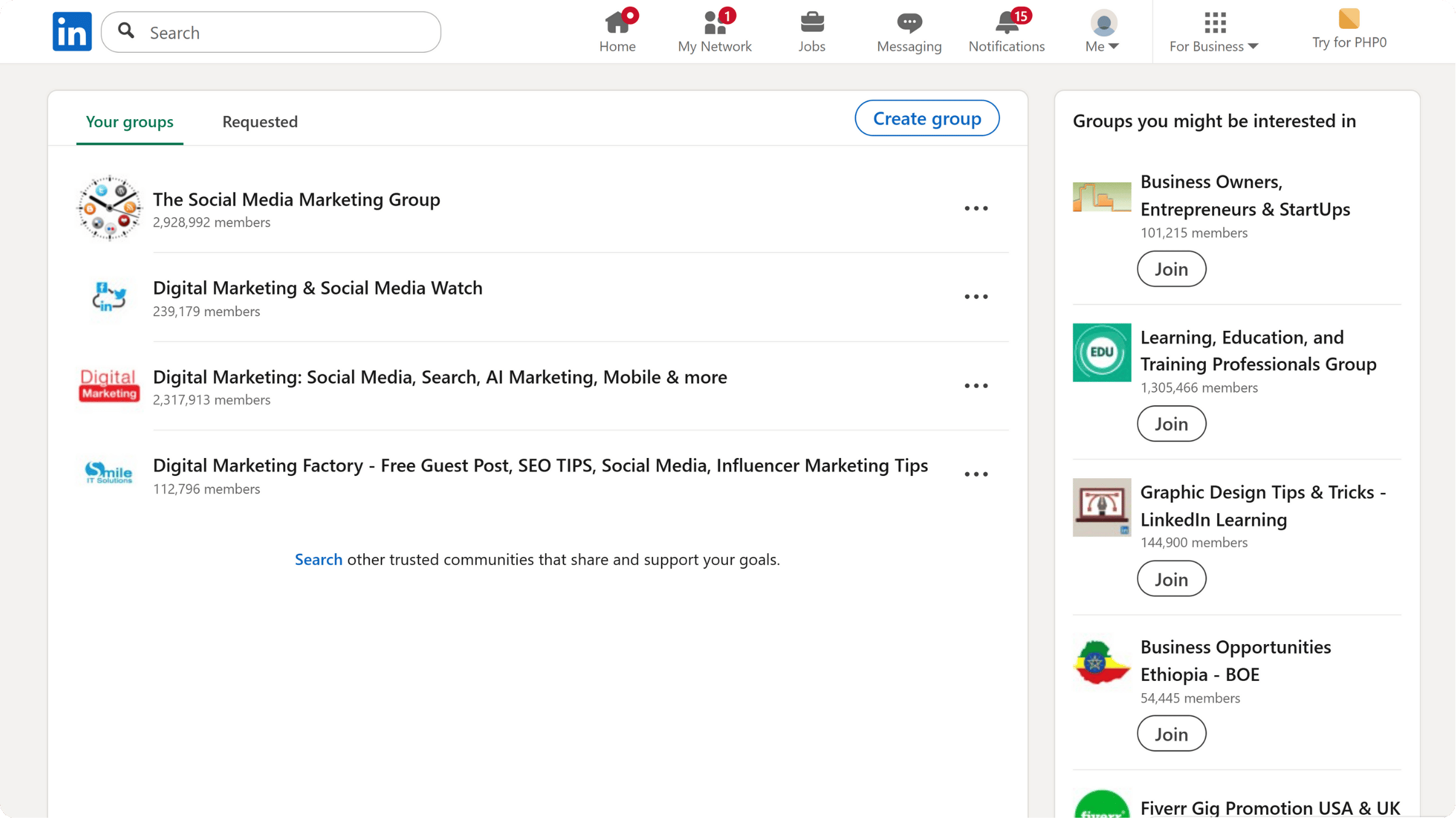 what are linkedin groups?