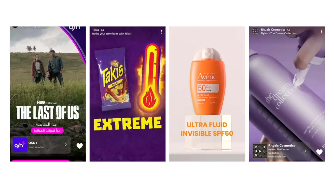 snapchat advertising: commercials