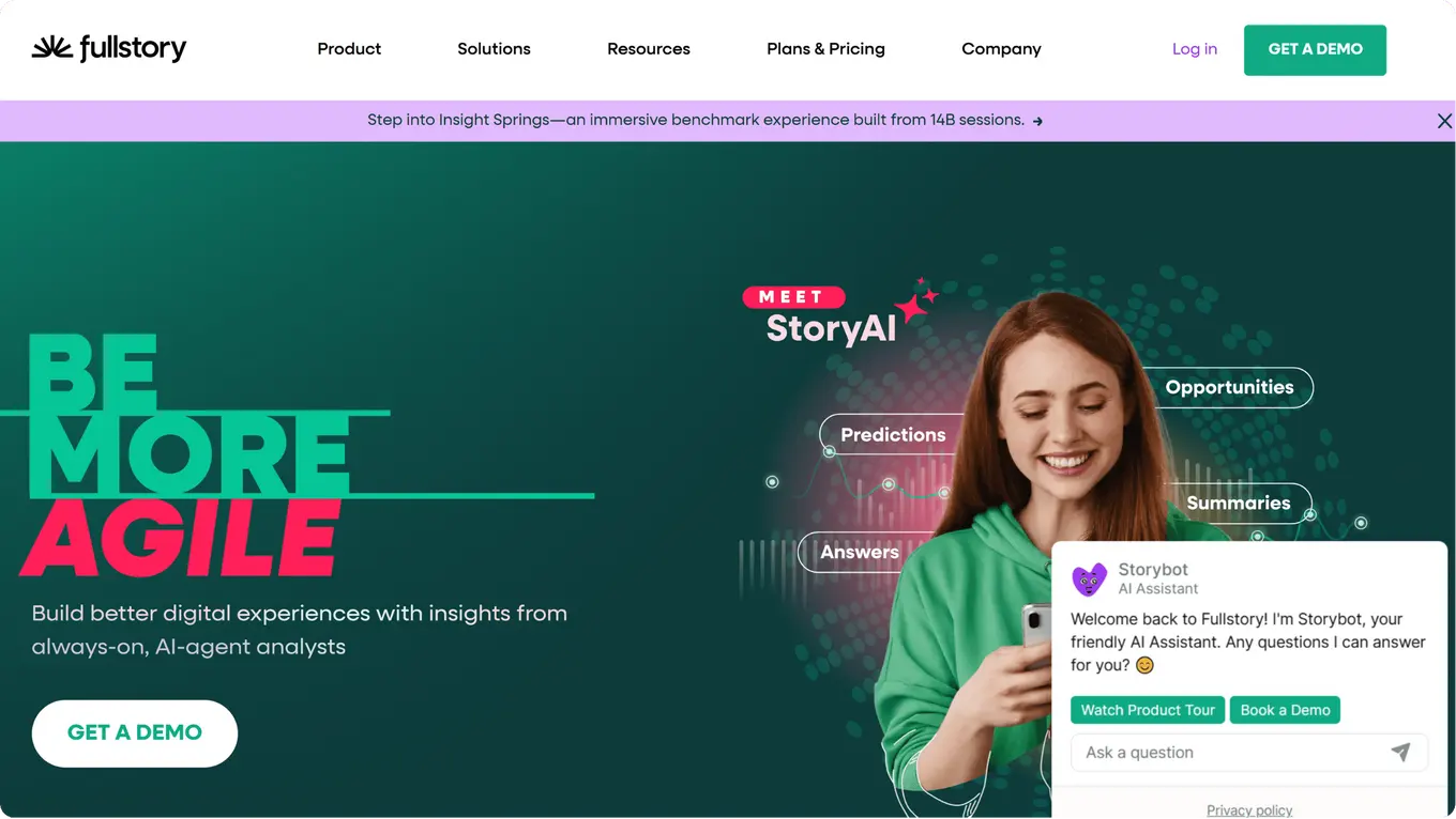 ai marketing tools: fullstory