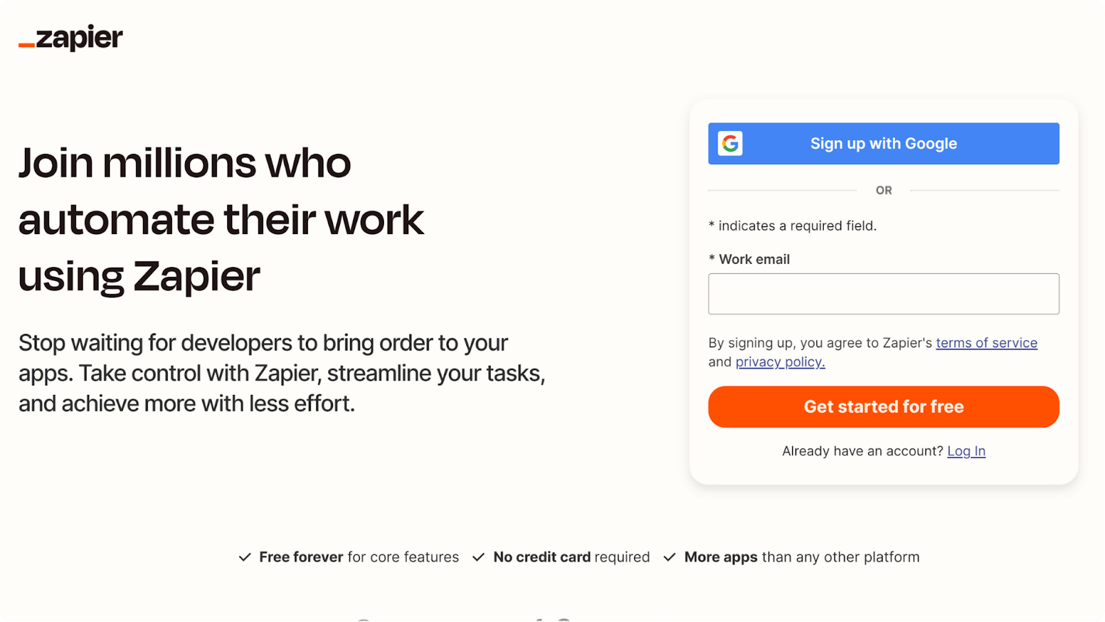 ai marketing tools: zapier