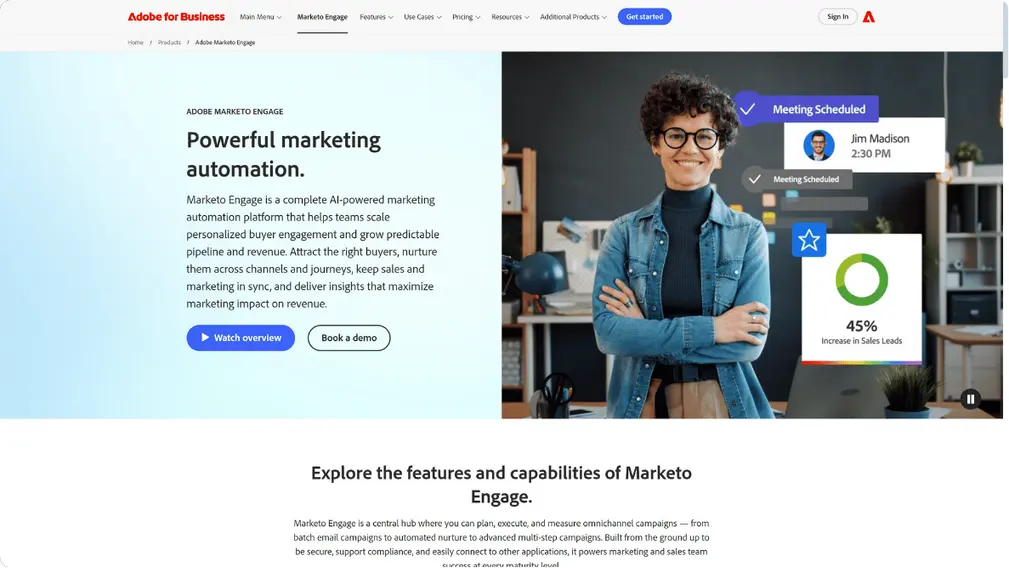 ai marketing tools: marketo