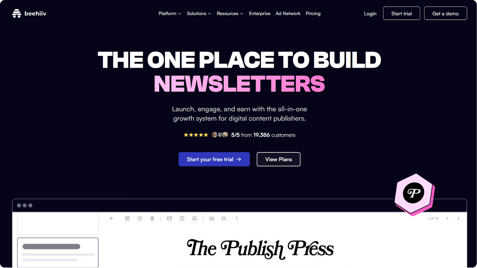 ai marketing tools: beehiiv