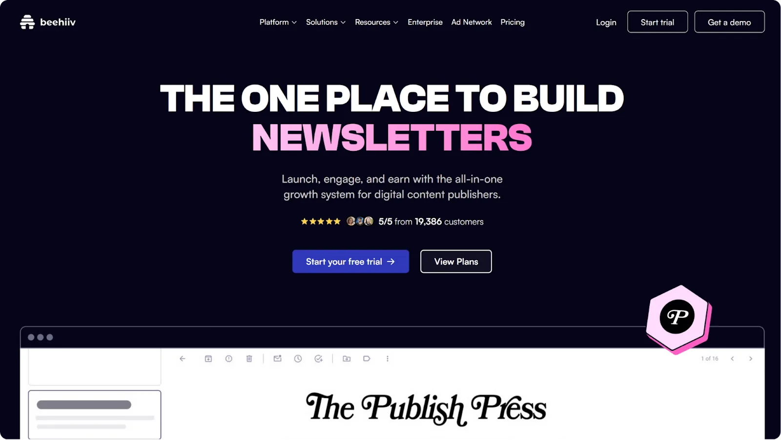 ai marketing tools: beehiiv