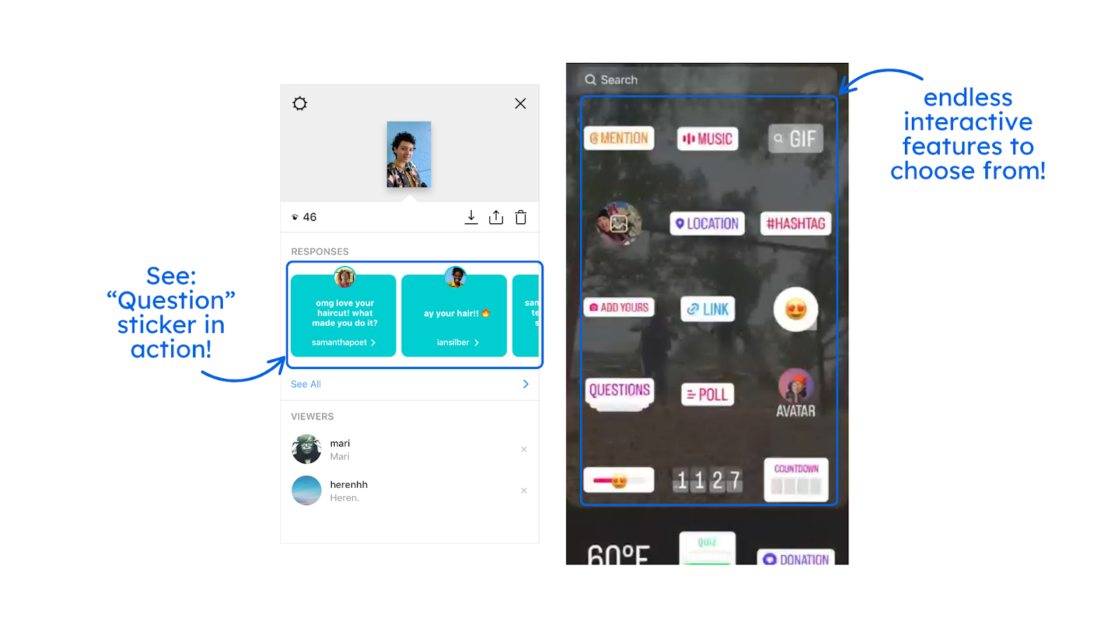 how to interact with audience in instagram