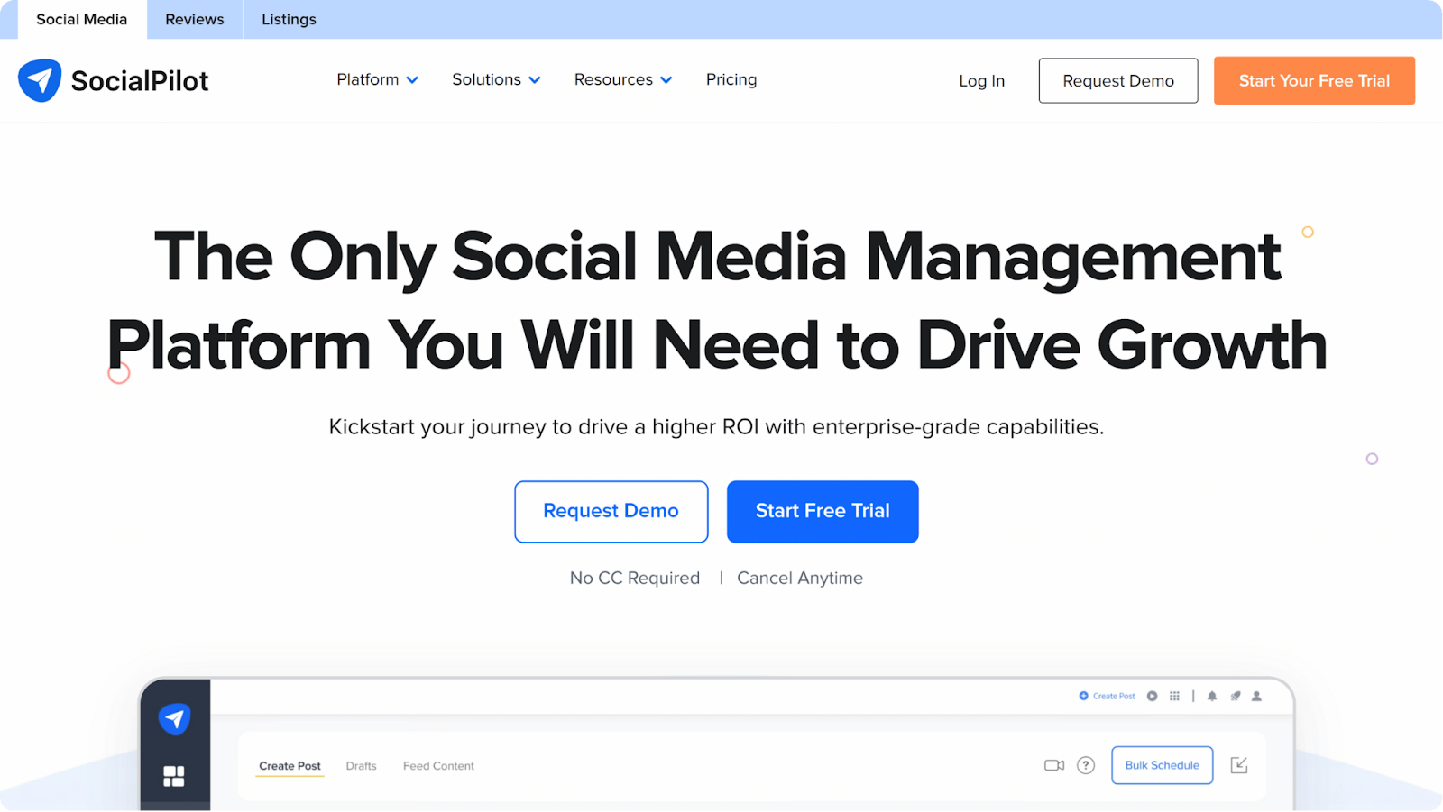 social media marketing tools: socialpilot