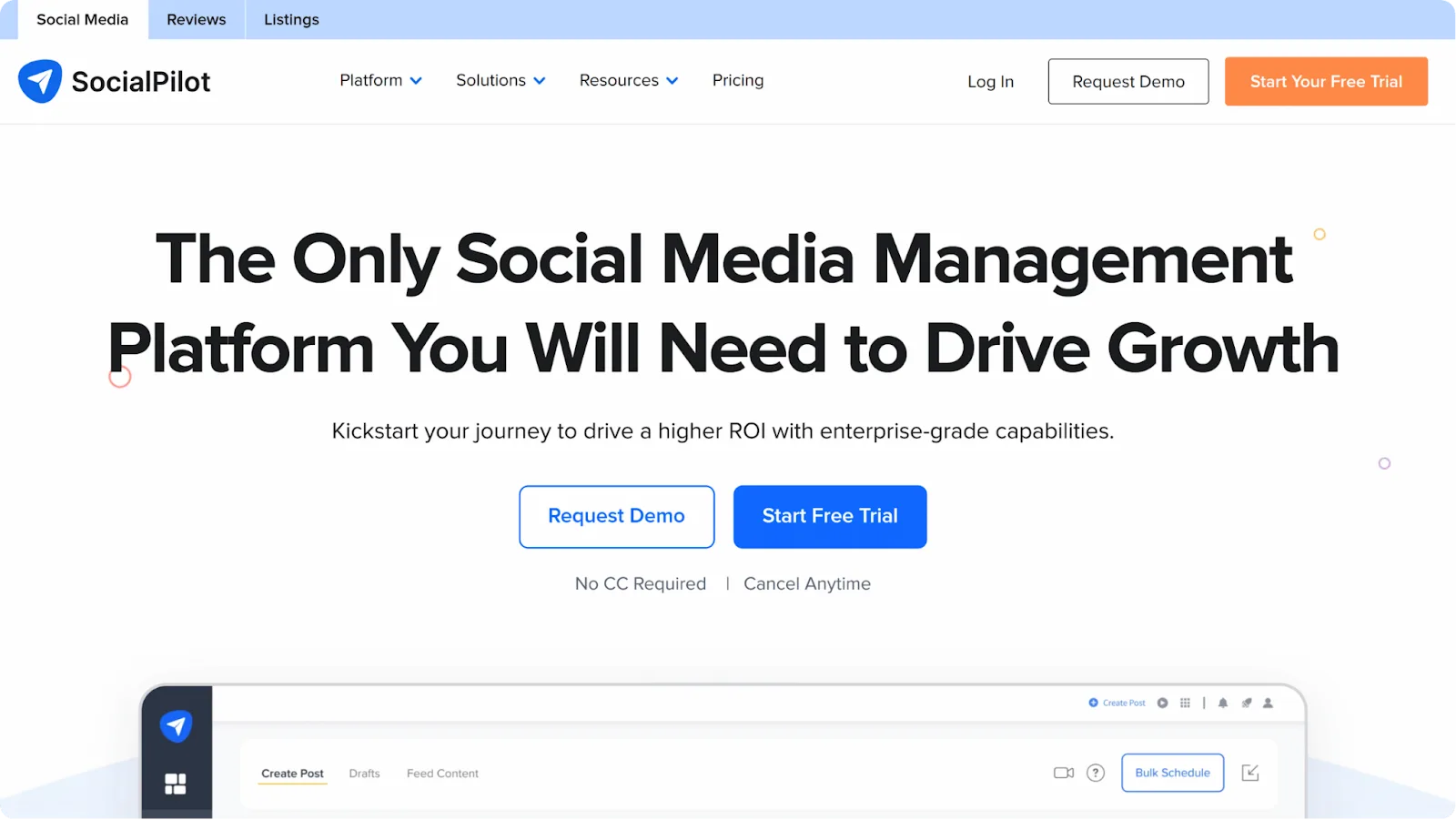 social media marketing tools: socialpilot