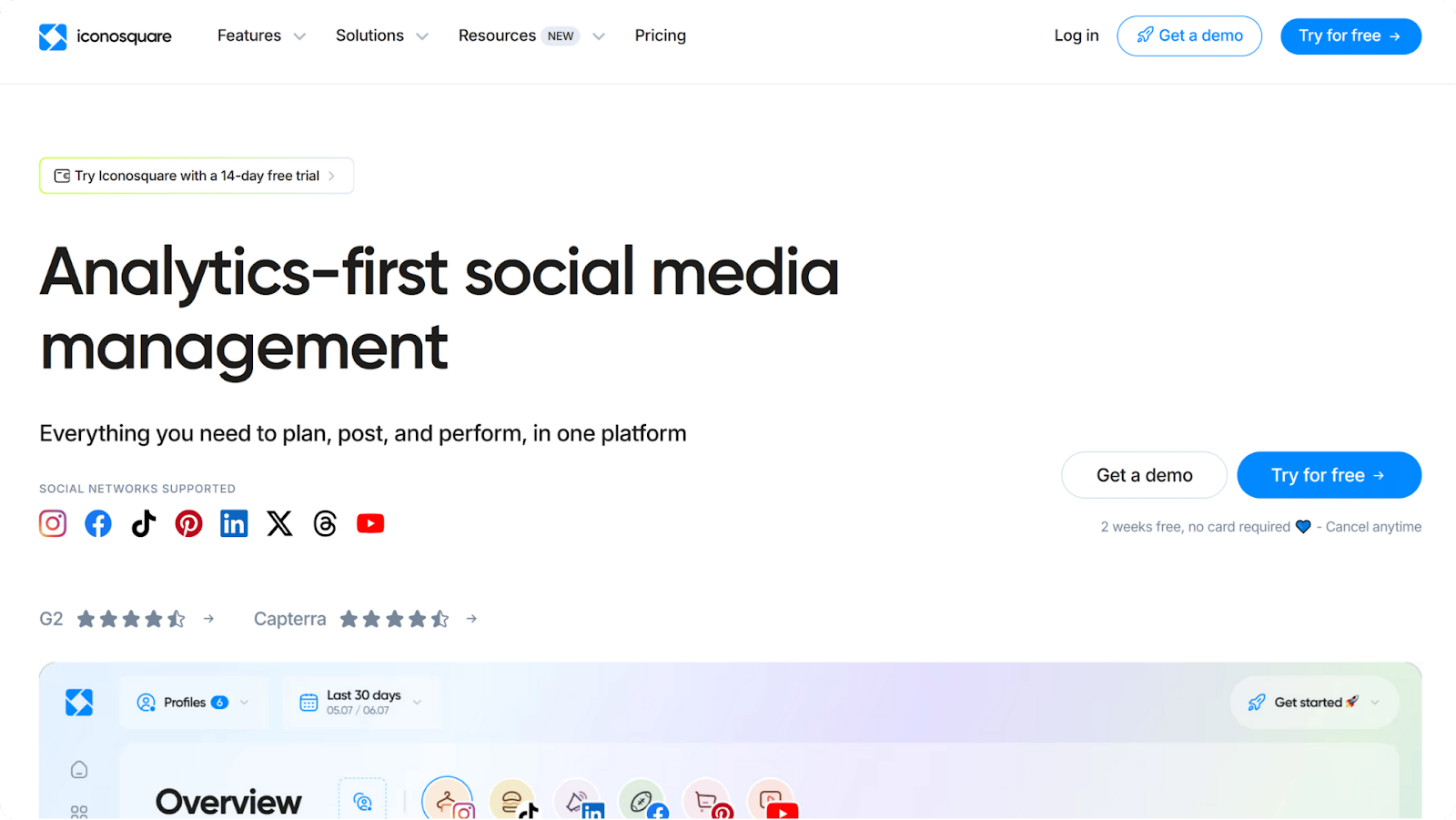 social media marketing tools: iconosquare