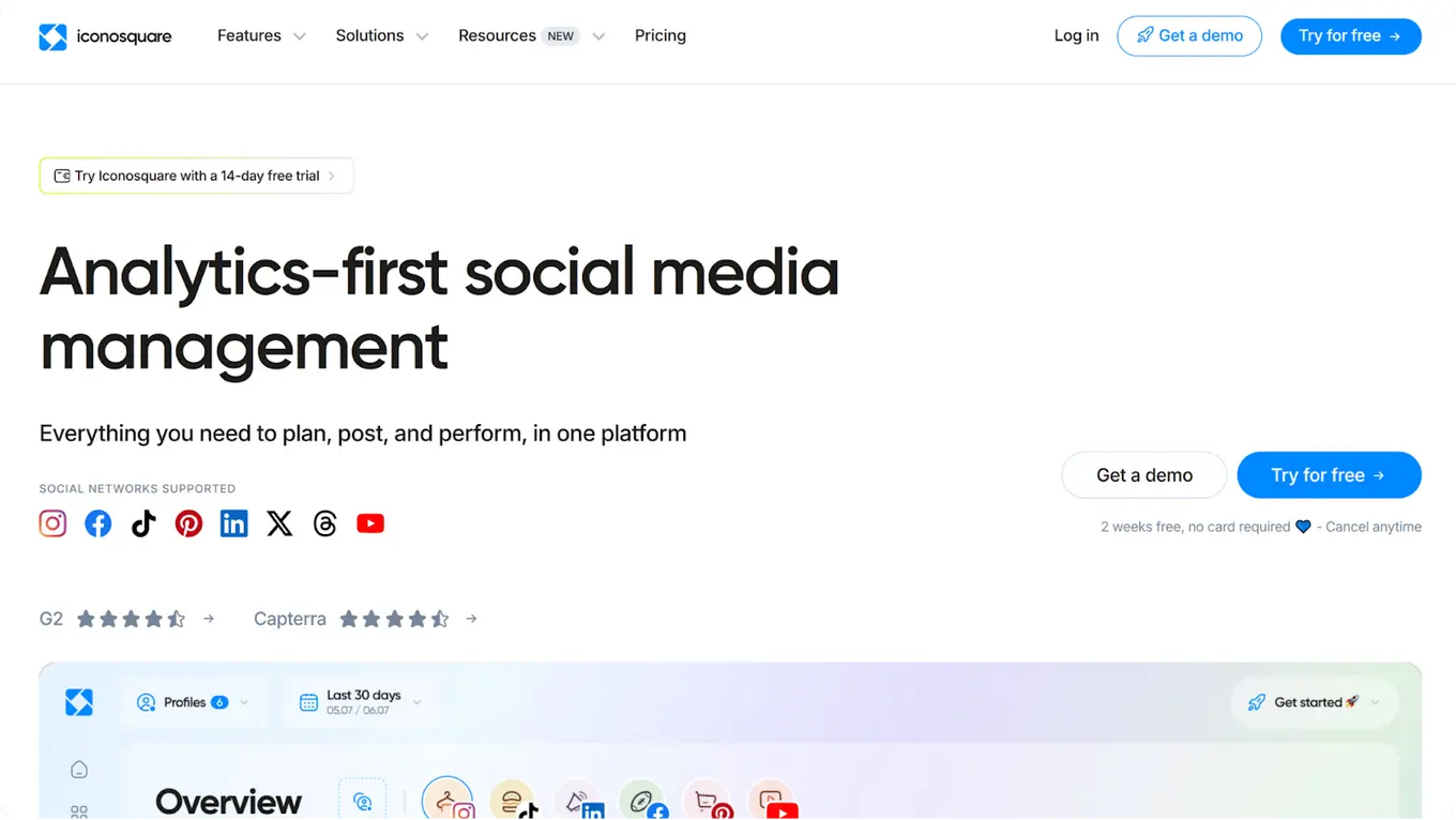 social media marketing tools: iconosquare
