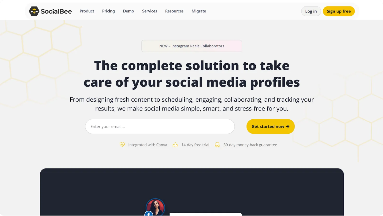 social media marketing tools: socialbee