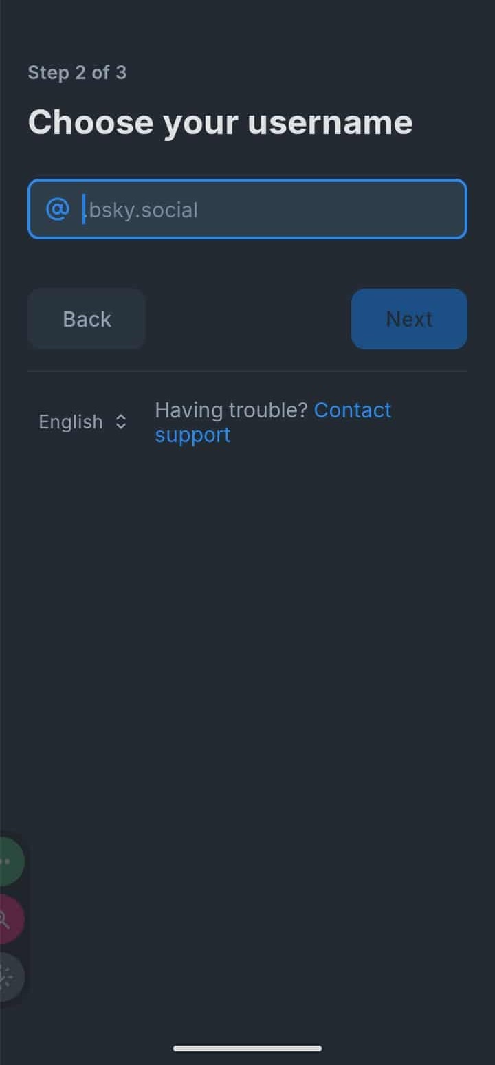 create a bluesky acount