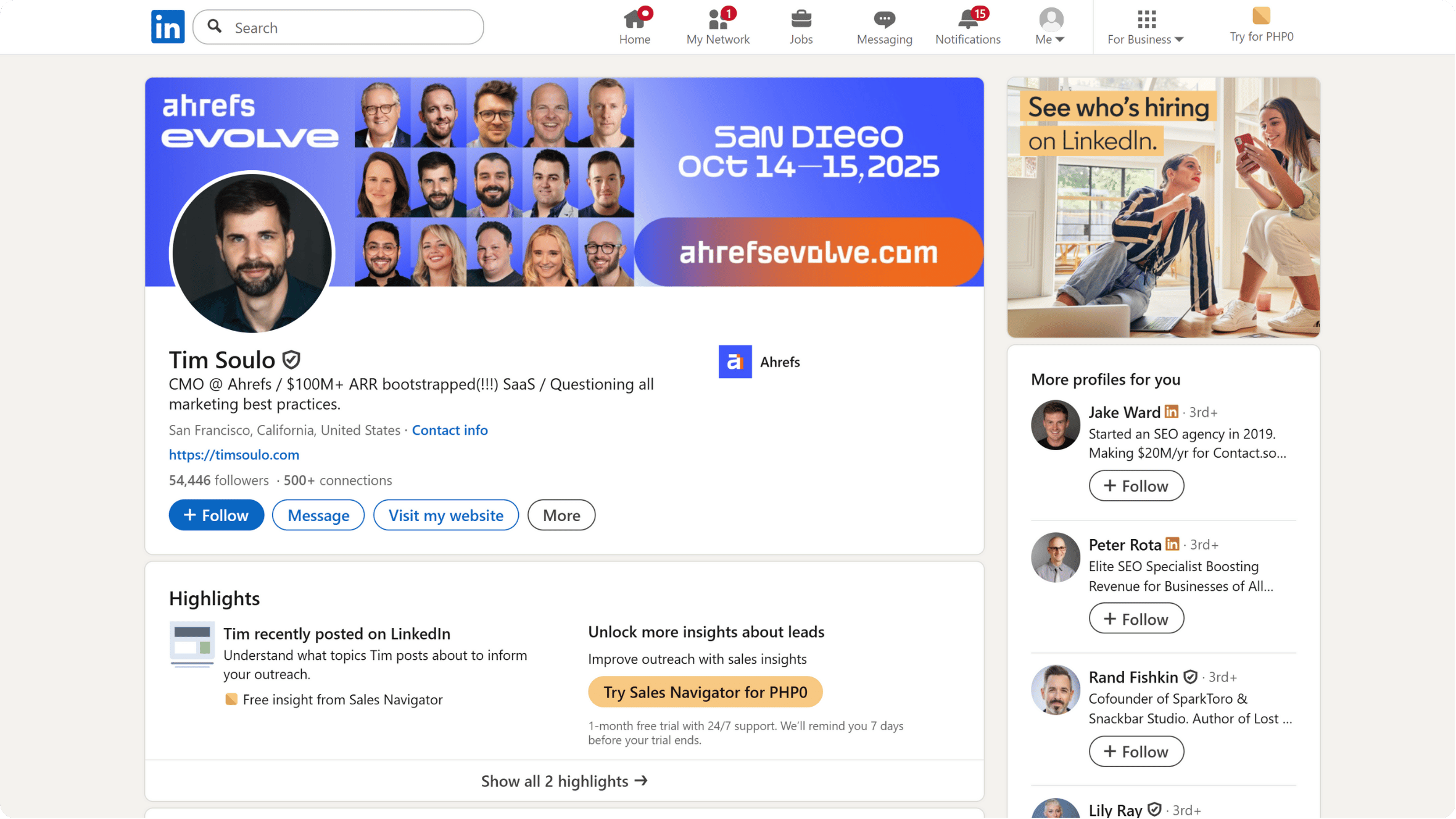 Personal Branding: Tim Soulo