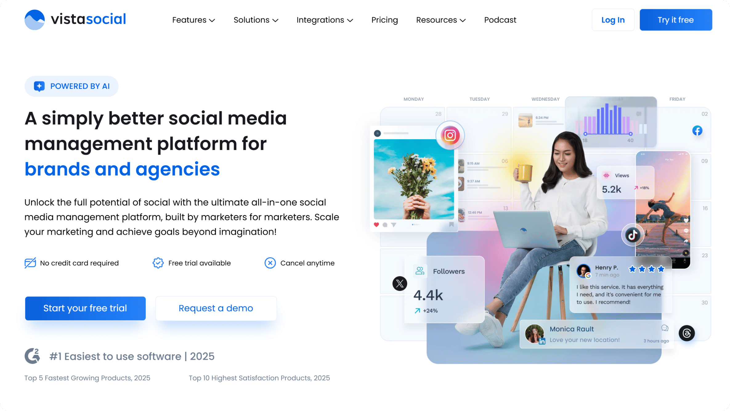 the best social media marketing tools - Vista Social