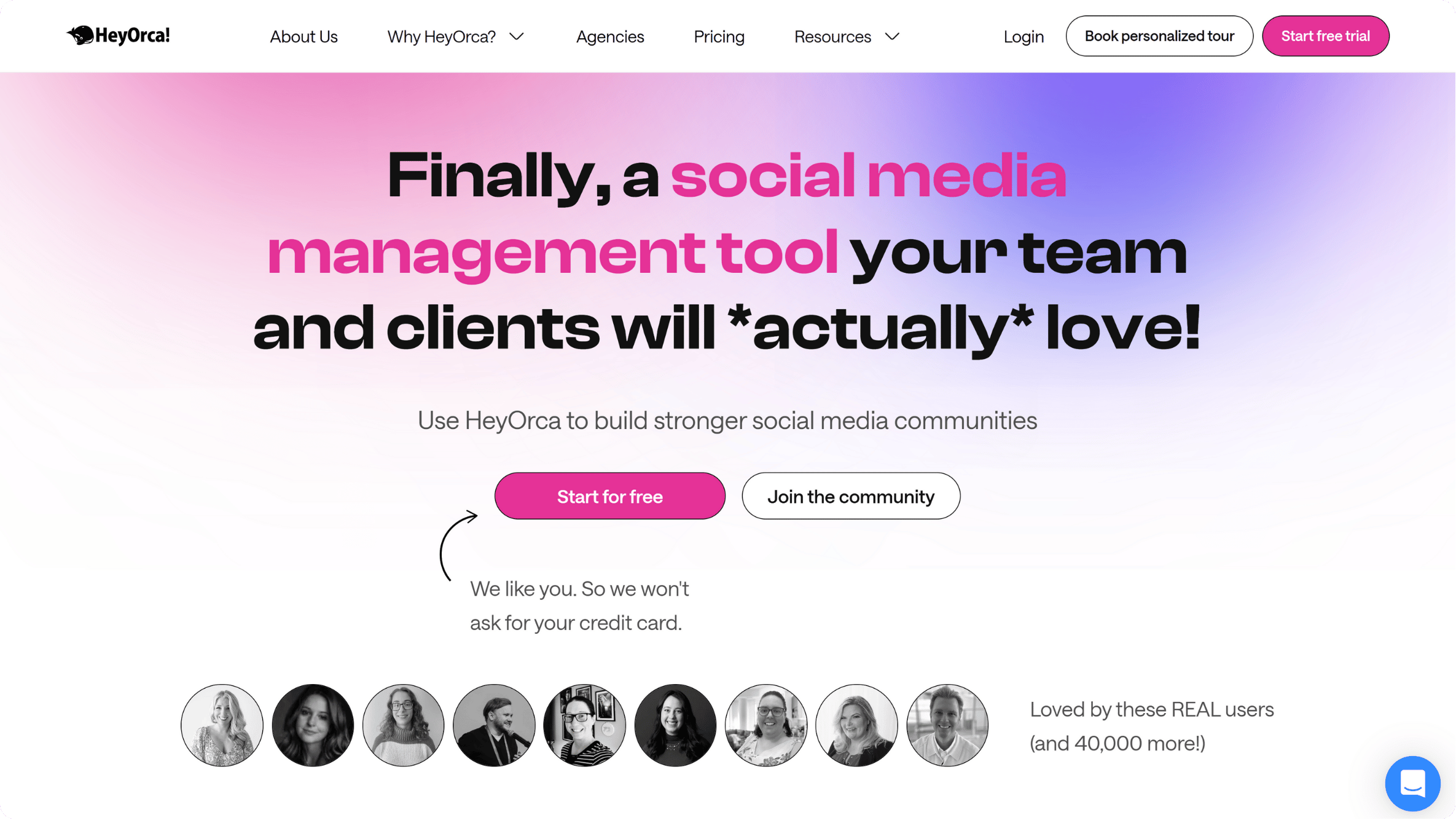 social media marketing tools: heyorca