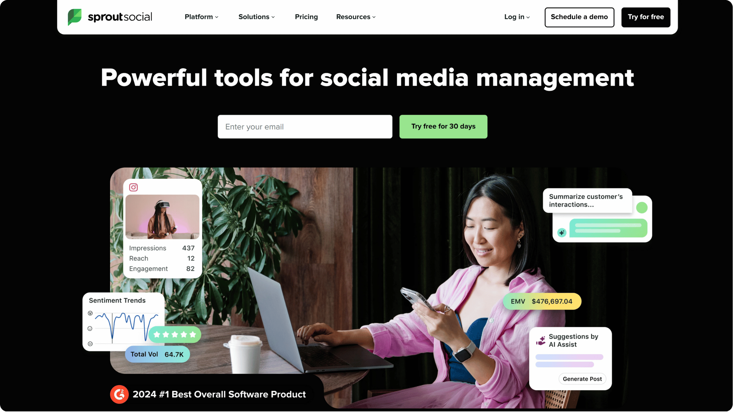 social media marketing tools: sprout social