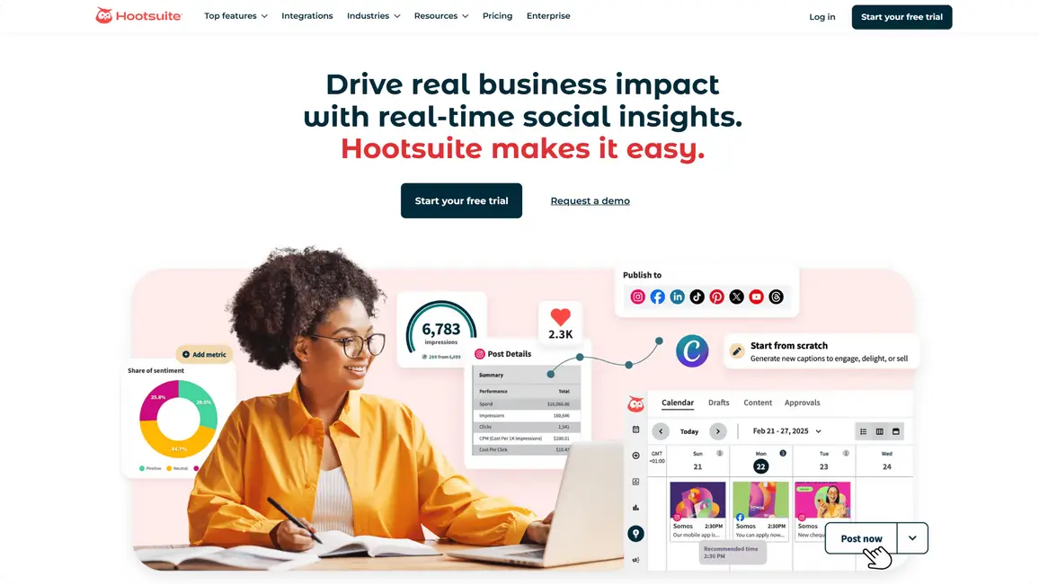 social media marketing tools: hootsuite
