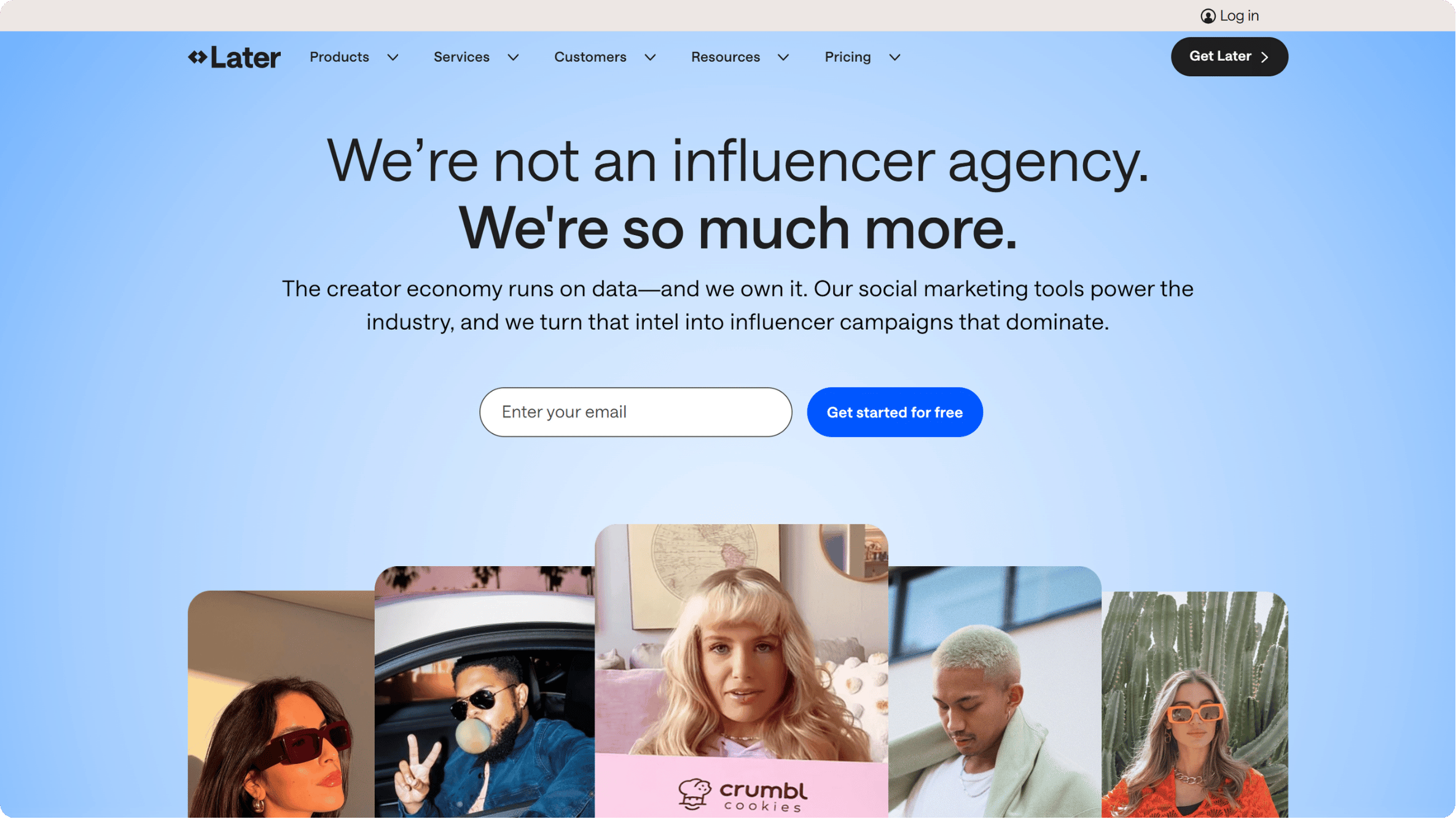 social media marketing tools: Later