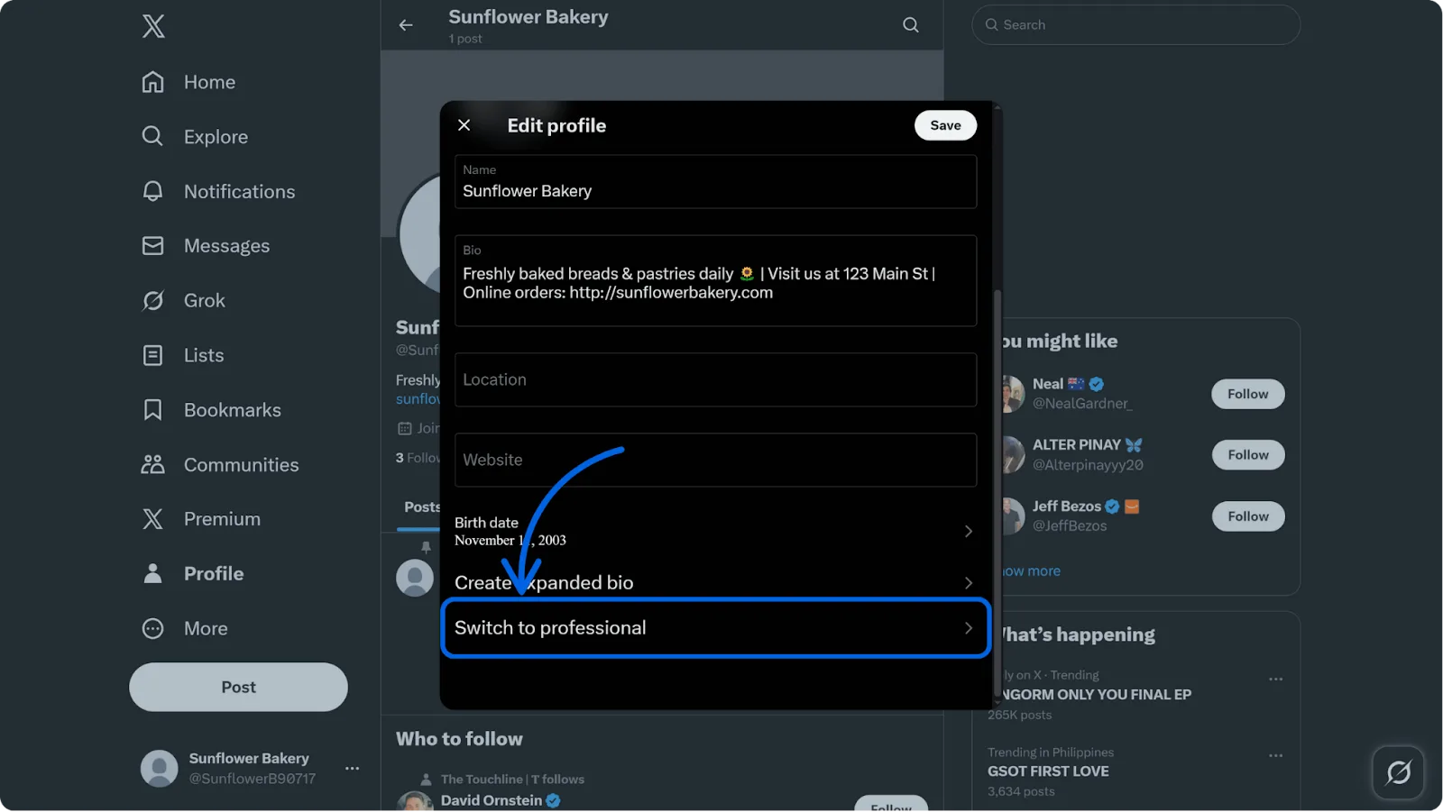  twitter for business: how to switch to a professional account