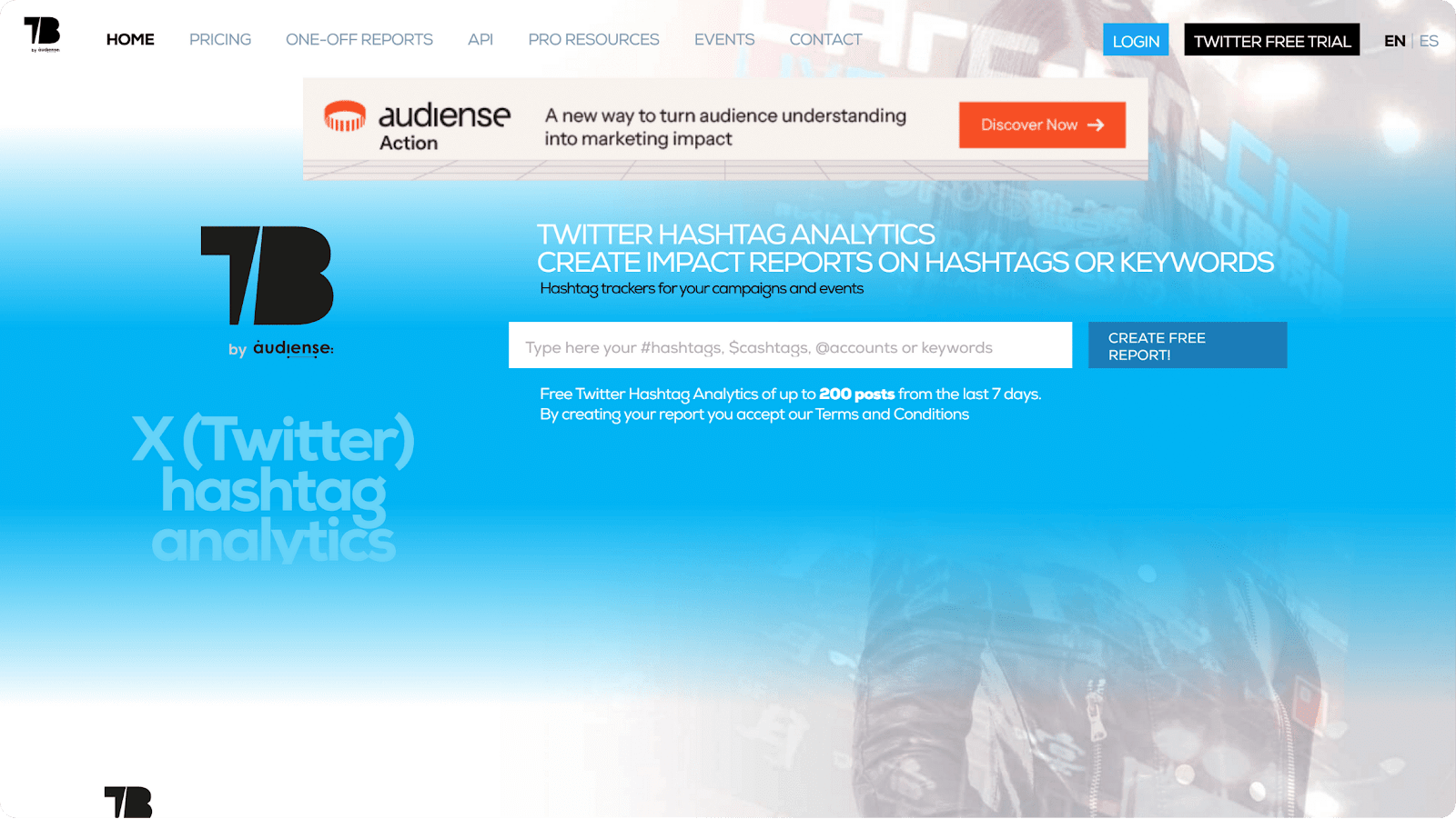 A screenshot of the Tweet Binder website.