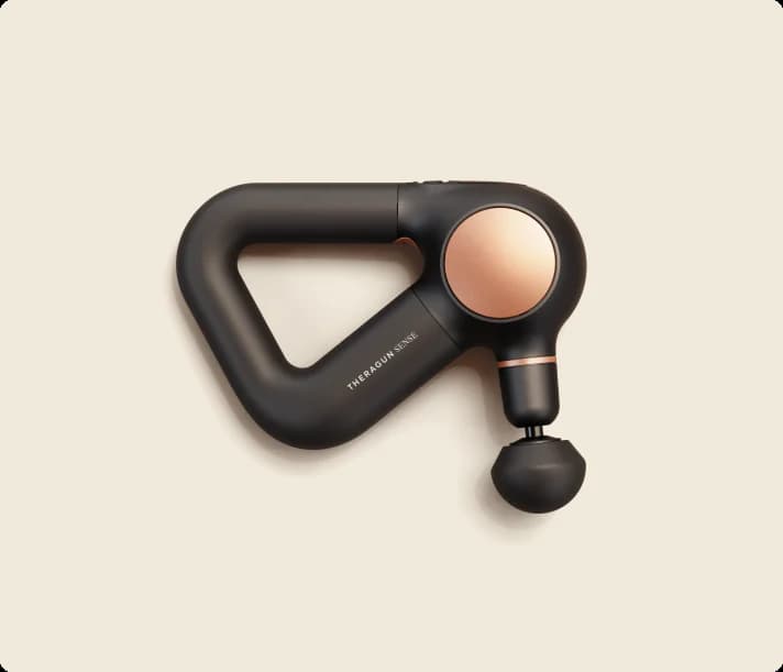 A massage gun from TheraGun.