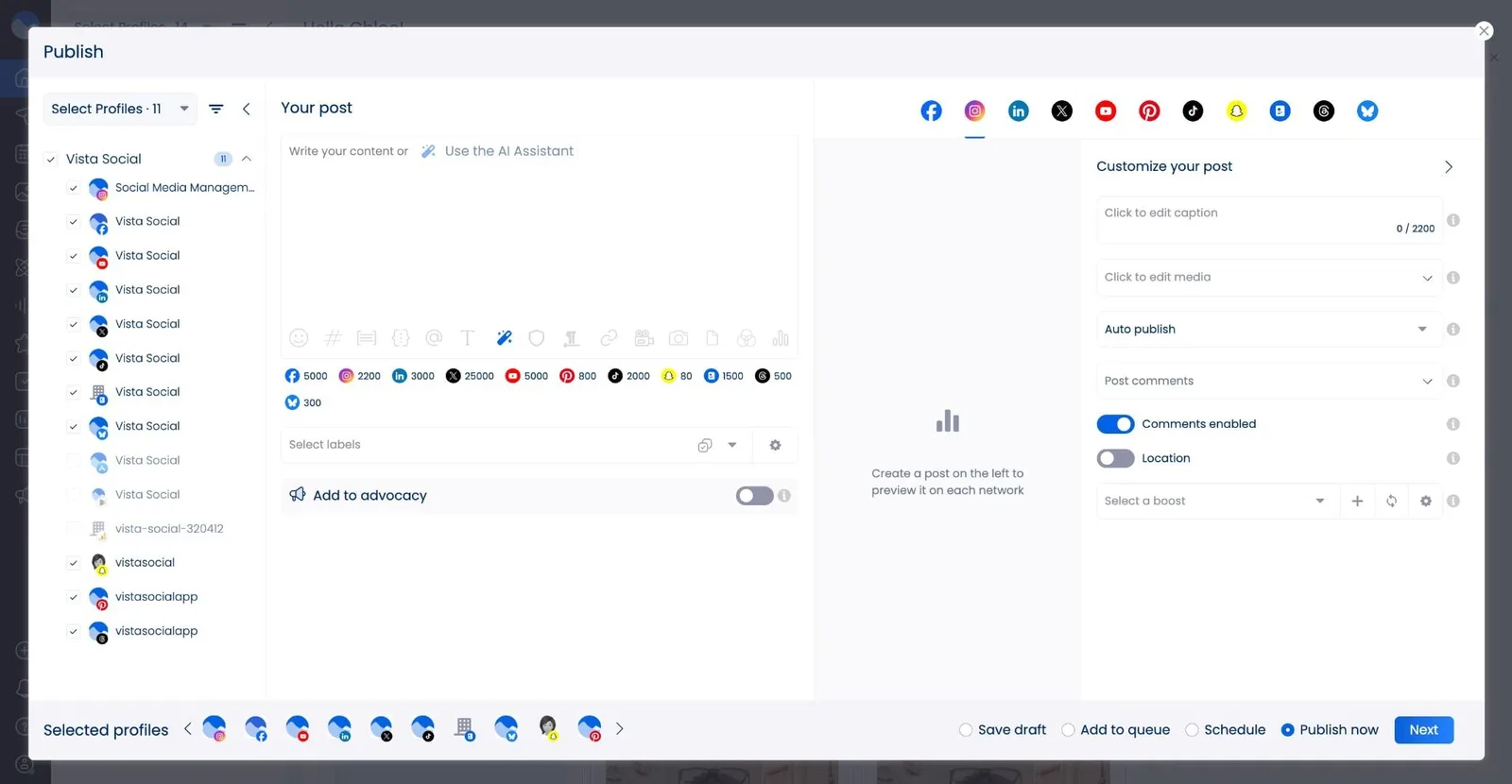 A screenshot of Pinterest analytics tool Sprout Social's website.