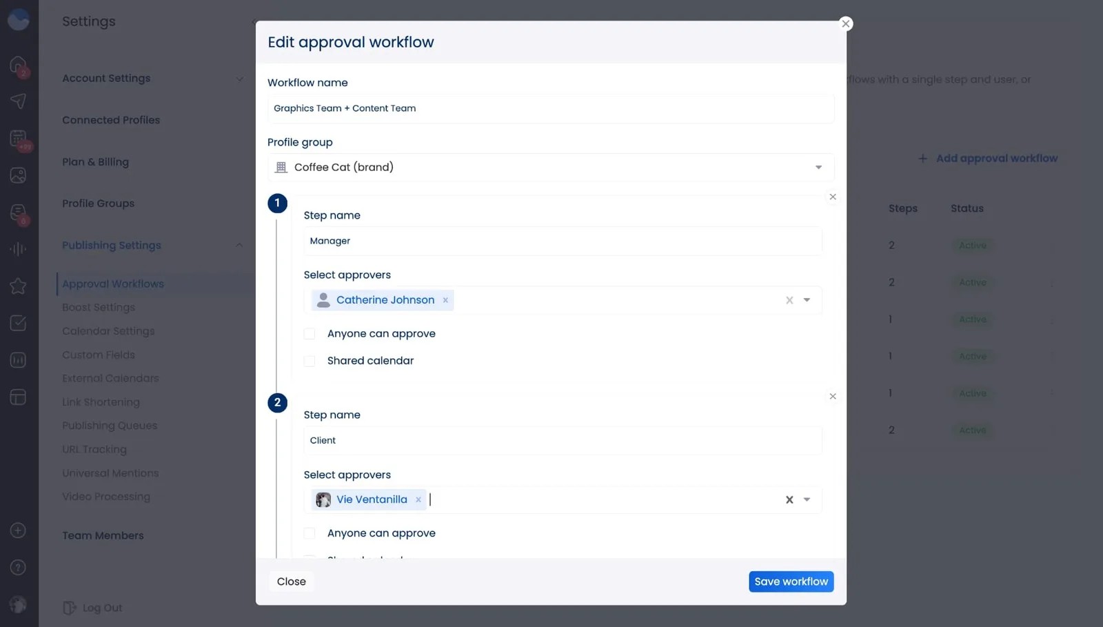 A screenshot of Pinterest analytics tool Buffer's website.