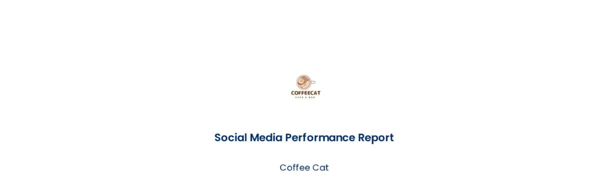 An example of a branded cover page on a Vista Social report.