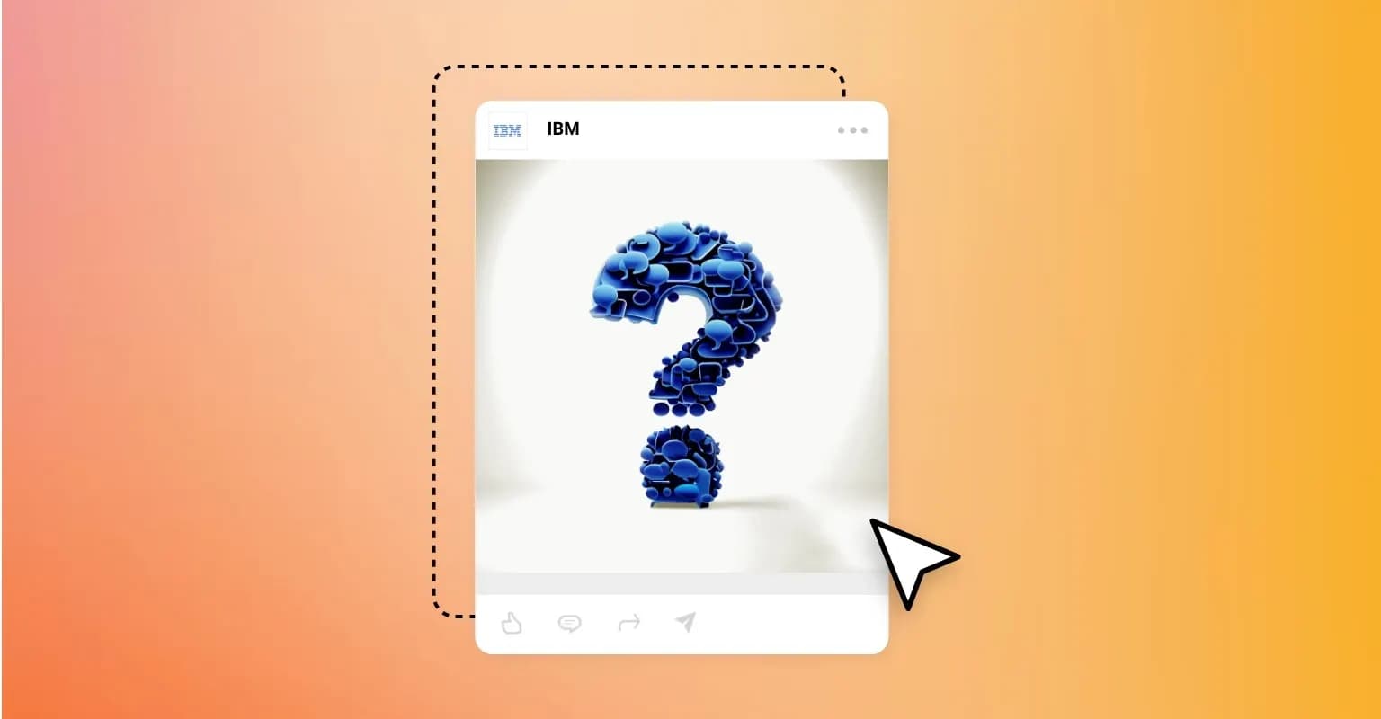 An illustration representing IBM's AI project.