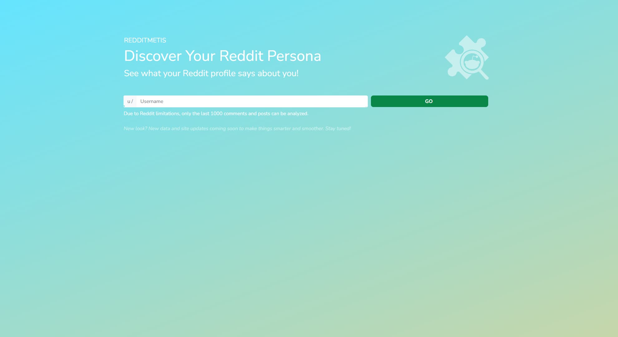 Reddit marketing tool RedditMetis's website.