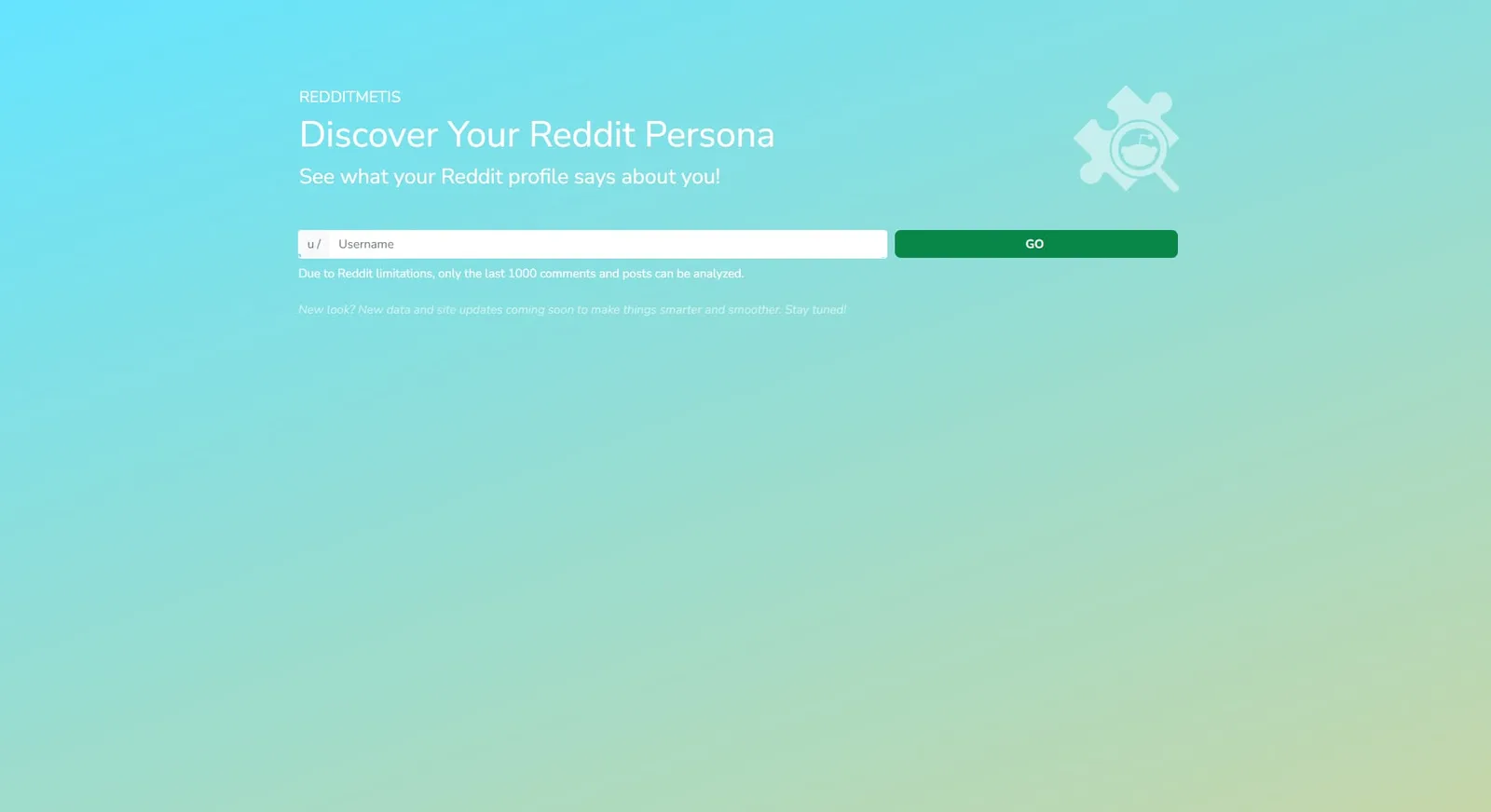Reddit marketing tool RedditMetis's website.