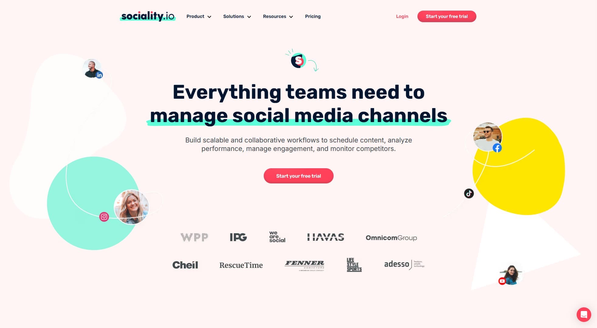 Community management tool Sociality.io's website.