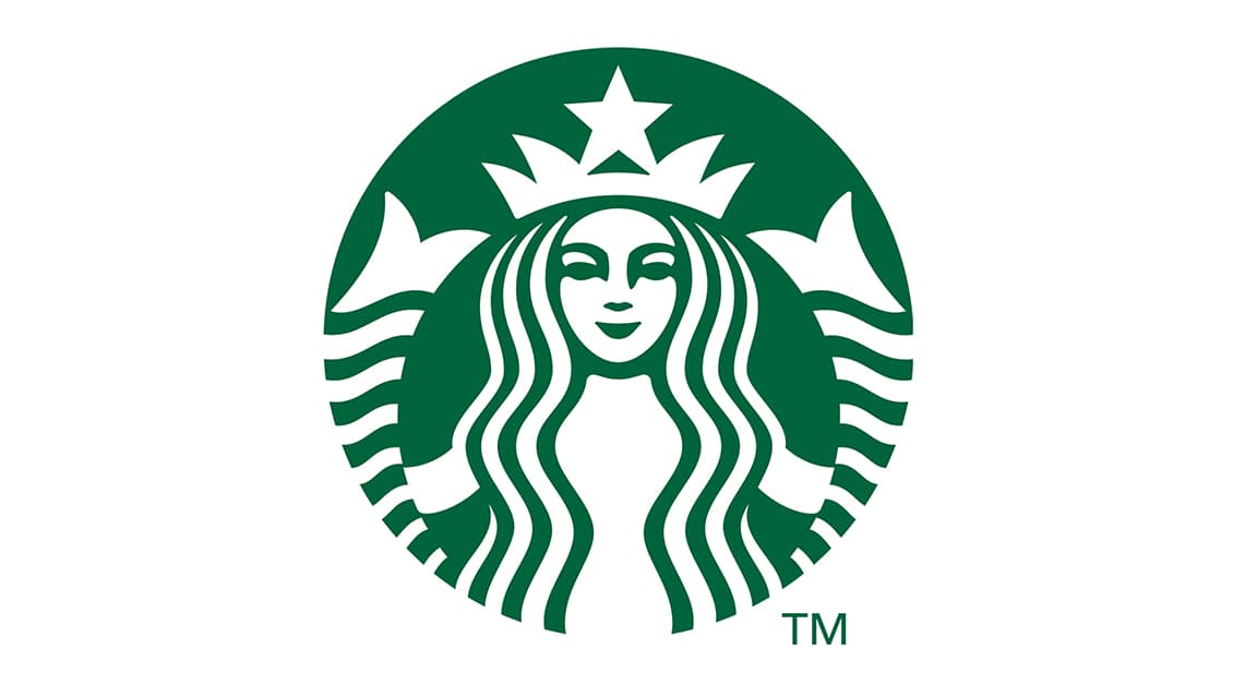 The Starbucks logo.