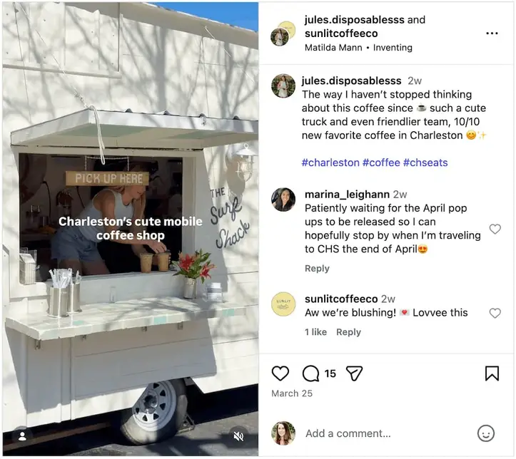 An Instagram post from @jules.disposablesss.