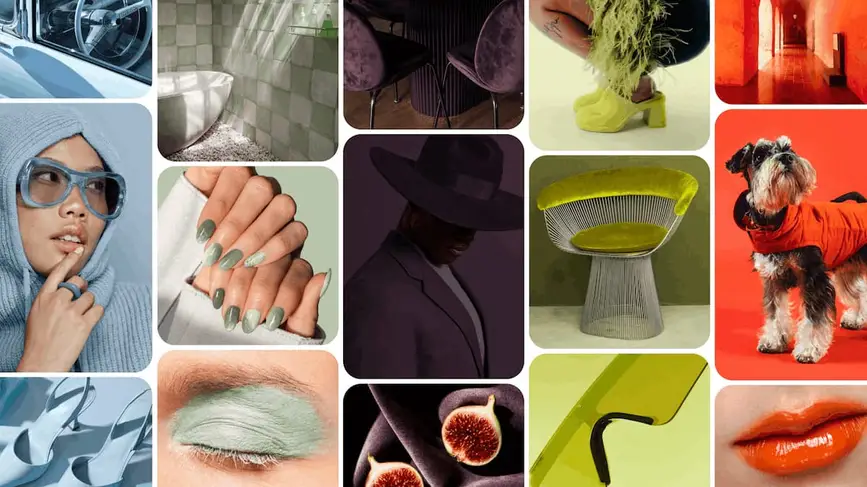 Colors from the 2026 Pinterest Palette.