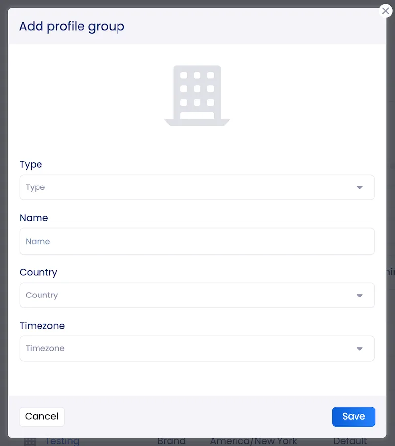How to add a new profile group in Vista Social.